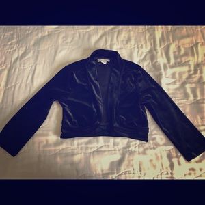 White House Black Market velvet blazer